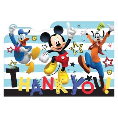 8 cartoline di ringraziamento Topolino e amici Disney Store