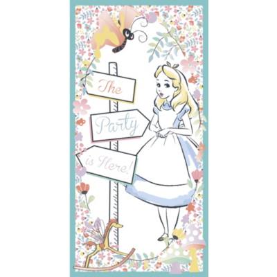 Disney Store Alice nel Paese delle Meraviglie, cartellone da appendere alla porta