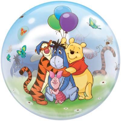 Winnie Puuh - Ballon in Seifenblasenoptik