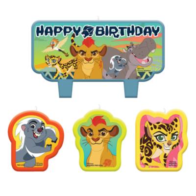 Lot De Bougies D Anniversaire La Garde Du Roi Lion Shopdisney