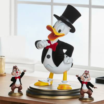 Beast Kingdom Donald Duck in Tuxedo with Chip 'n Dale Master Craft Limited Edition Figurine