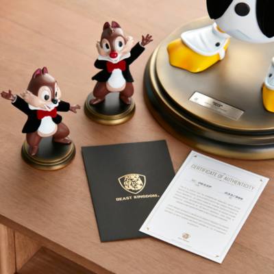 Beast Kingdom - Donald Duck im Frack mit Chip und Chap - Master Craft Serie - Figur in limitierter Edition