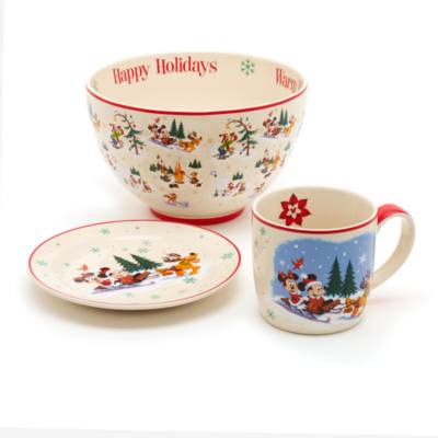 Walt Disney World - Micky Maus und seine Freunde Weihnachtliche Servierschale