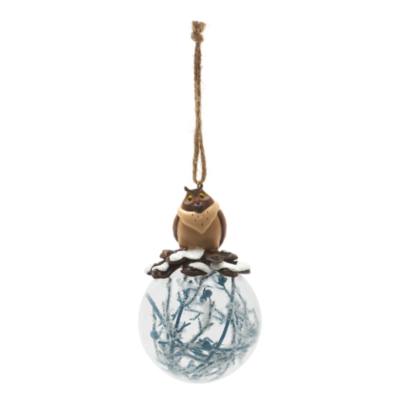 Cap und Capper - Disneyland Paris Big Mama Weihnachtsdekoration aus Glas