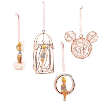 Disneyland Paris Mickey Mouse Icon Rose Golden Bauble