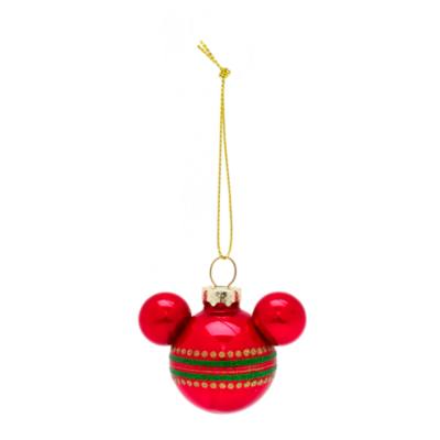 Mickey Silhouette Rainbow Baubles, Set of 6