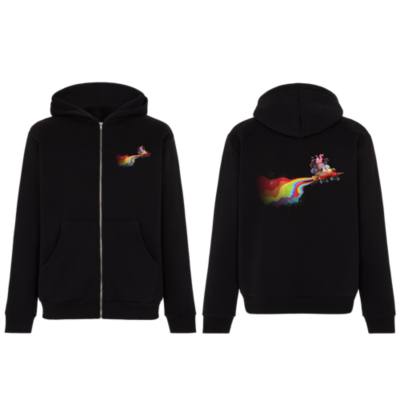 Bing Bong and Joy Zip Front Hooded Sweatshirt For Adults, Inside Out