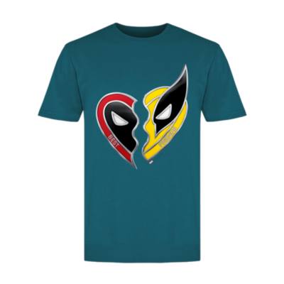 Deadpool & Wolverine Heart T-Shirt For Adults
