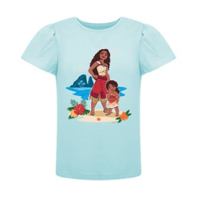Moana and Simea Puff Sleeve T-Shirt For Kids, Moana 2