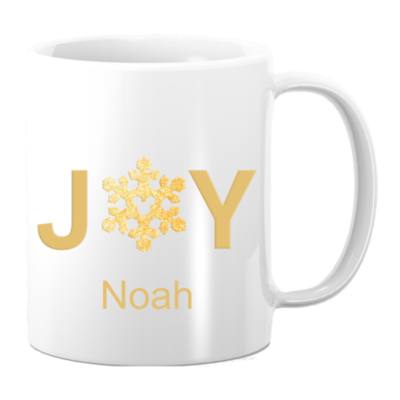 Mickey Mouse 'Joy' Festive Customisable Mug