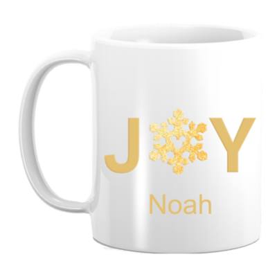 Mickey Mouse 'Joy' Festive Customisable Mug
