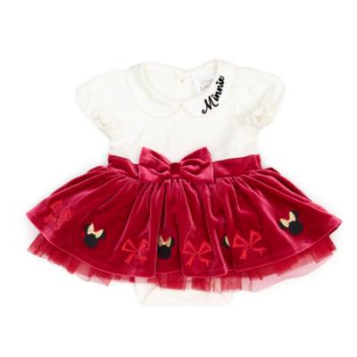Minnie Mouse Christmas Baby Tutu Body Suit