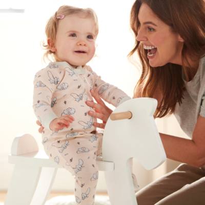 Dumbo Long Sleeve Stretchy Baby Sleeper