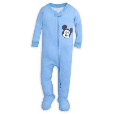 Mickey Mouse Long Sleeve Stretchy Sleeper for Baby