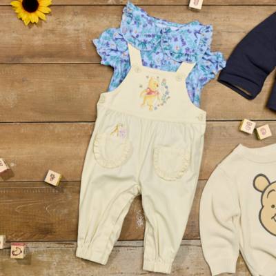 Winnie the Pooh Baby Dungaree and Bodysuit