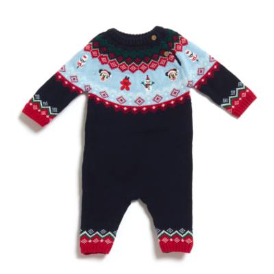 Mickey and Minnie Mouse Baby Festive All-in-One