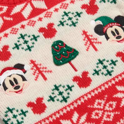 Mickey and Minnie Mouse Baby Festive Knit Top and Bottoms