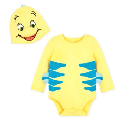 Flounder Baby Costume Bodysuit, The Little Mermaid Disney Outlet UK
