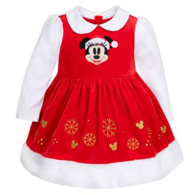 Mickey Mouse Mrs. Claus Baby Outfit