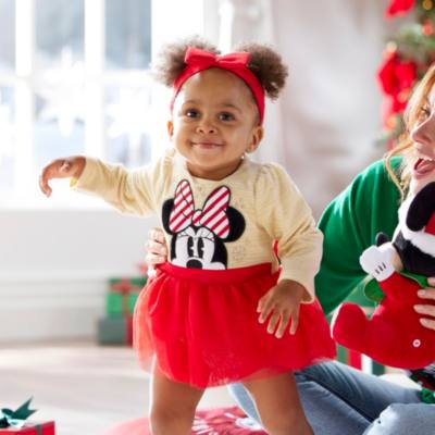 Minnie Mouse Baby Tutu Dress and Headband Set