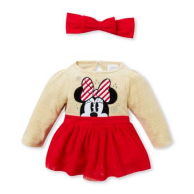 Minnie Mouse Baby Tutu Dress and Headband Set