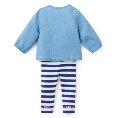 Minnie Mouse Nautical Top and Leggings Set for Baby