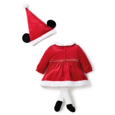 Minnie Mouse Mrs. Claus Baby Outfit