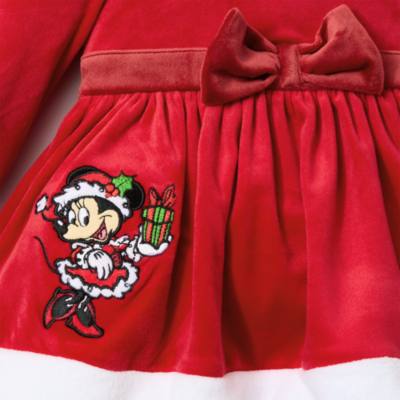 Minnie Mouse Mrs. Claus Baby Outfit