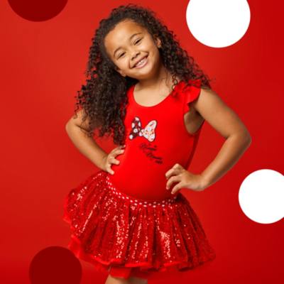 Minnie Mouse Red Leotard and Tutu Set For Kids