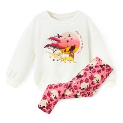 Set felpa e leggings bimbi Il Re Leone