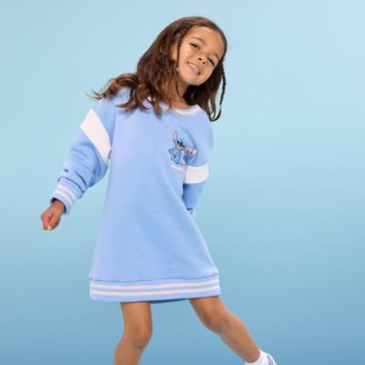 Stitch and Angel Sweatshirt Dress For Kids, Lilo & Stitch