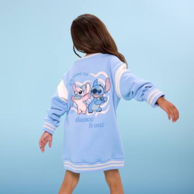 Stitch and Angel Sweatshirt Dress For Kids, Lilo & Stitch