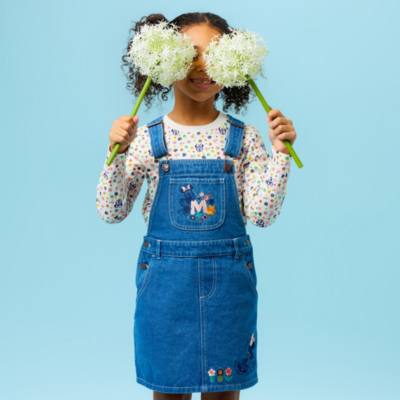 Minnie Mouse Denim Dress and Top Set for Kids