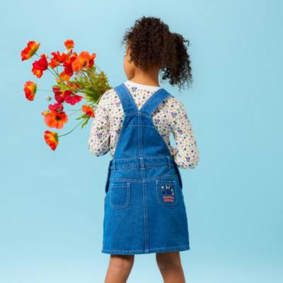 Minnie Mouse Denim Dress and Top Set for Kids