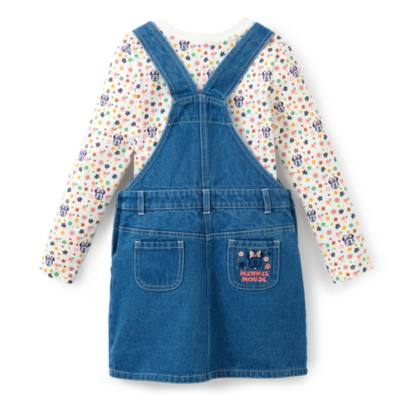 Minnie Mouse Denim Dress and Top Set for Kids