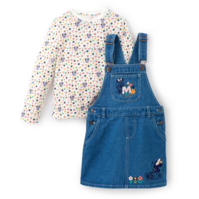 Minnie Mouse Denim Dress and Top Set for Kids