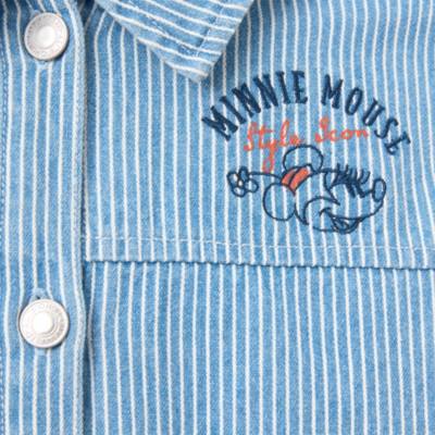 Minnie Maus - Shirt-Kleid im Marine-Look f&uuml;r Kinder