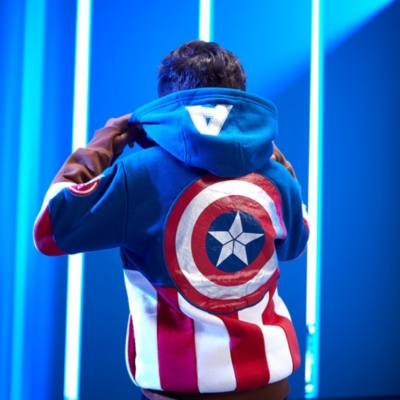 Captain America Avengers Zip Hoodie Marvel Avengers Captain