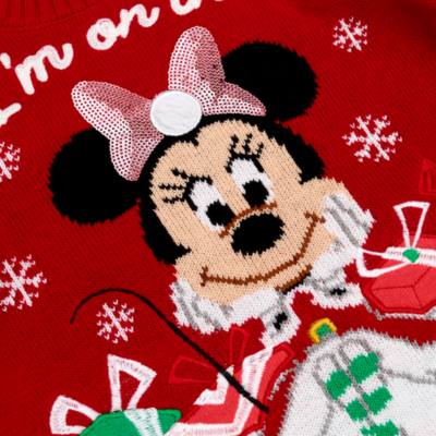 Minnie Maus - Weihnachtspullover f&uuml;r Kinder