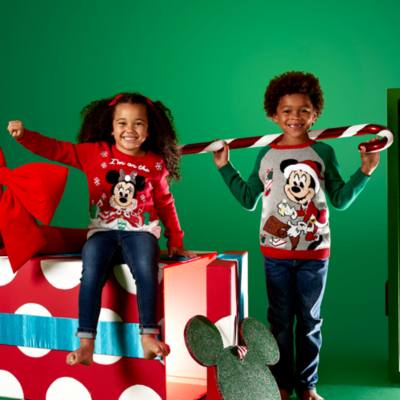 Minnie Maus - Weihnachtspullover f&uuml;r Kinder