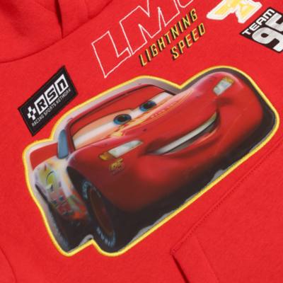 Lightning McQueen Hooded Sweatshirt For Kids, Disney Pixar Cars