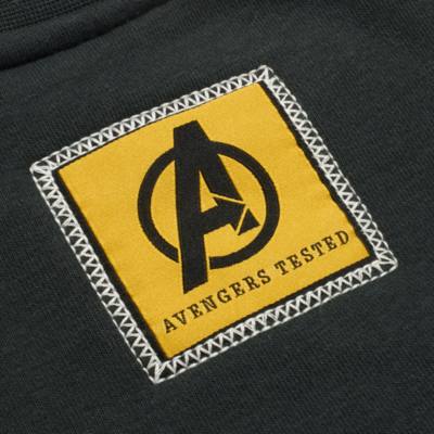 Felpa Con Cappuccio Uomo Marvel Avengers – Stencil Logo – Ufficiale 80% Cotone
