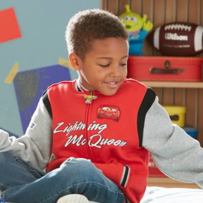 Lightning McQueen Varsity Jacket For Kids, Disney Pixar Cars