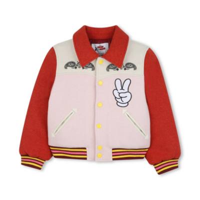 Marc Jacobs Mickey Mouse Red/Pink Varsity Jacket for Kids
