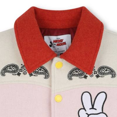 Marc Jacobs Mickey Mouse Red/Pink Varsity Jacket for Kids