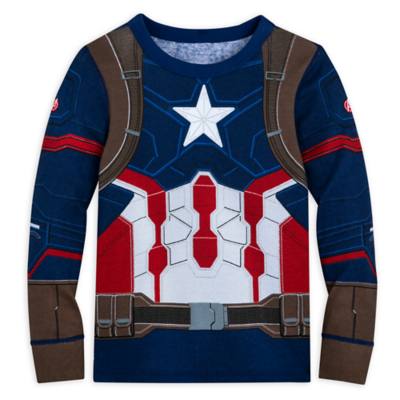 Captain America Costume Pyjamas For Kids