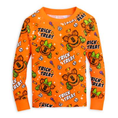 Mickey and Minnie Pumpkin Halloween Pyjamas For Kids