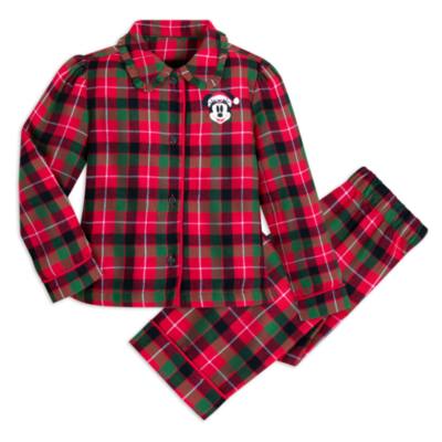 Minnie Mouse Festive Plaid Pyjamas For Kids