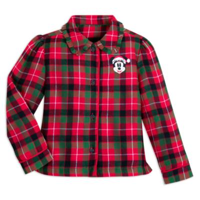 Minnie Mouse Festive Plaid Pyjamas For Kids