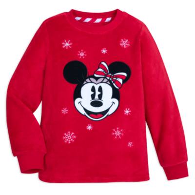 Minnie Mouse Festive Fleece Pyjamas For Kids